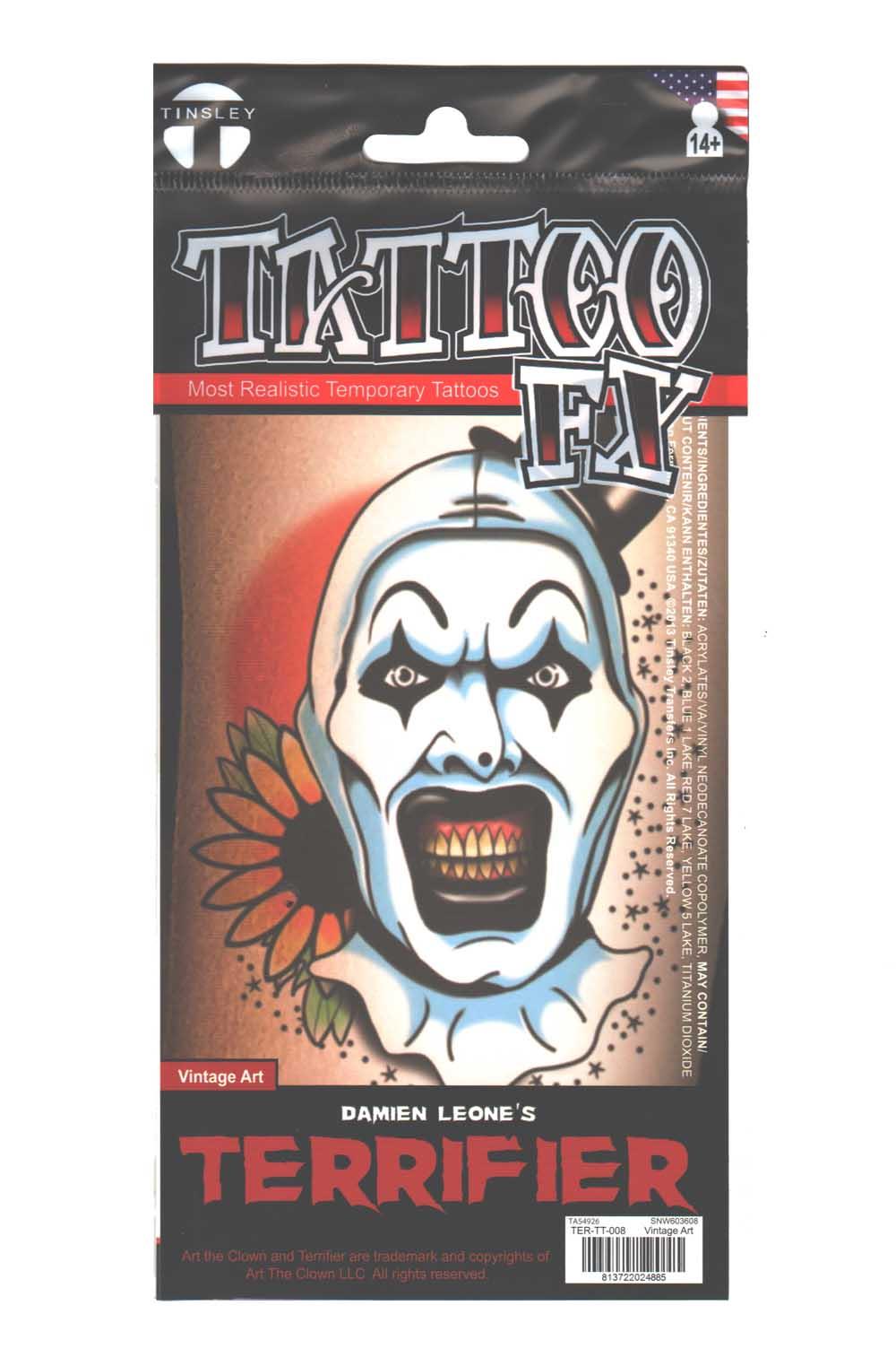 Terrifier 3 - Tattoo - Vintage Art
