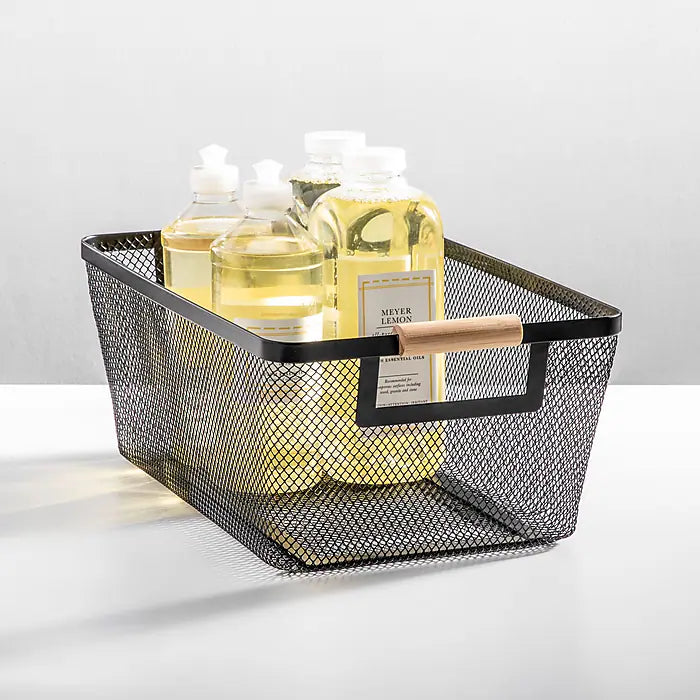Basket - Large Black/Natural