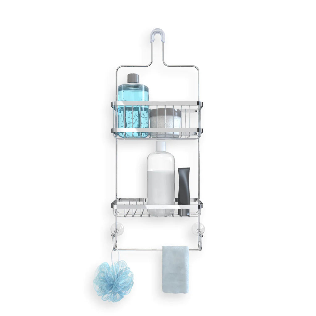 Astra 2 Tier Shower Caddy Chrome