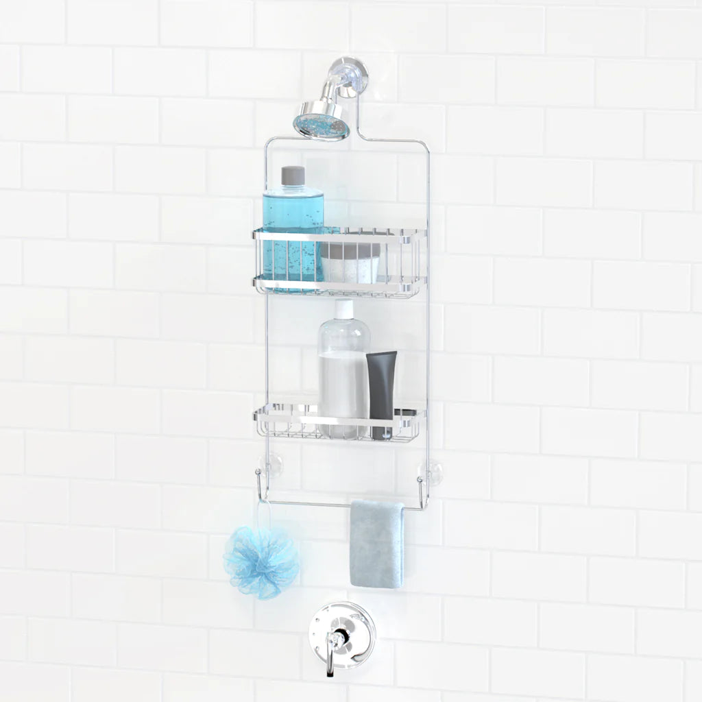 Astra 2 Tier Shower Caddy Chrome