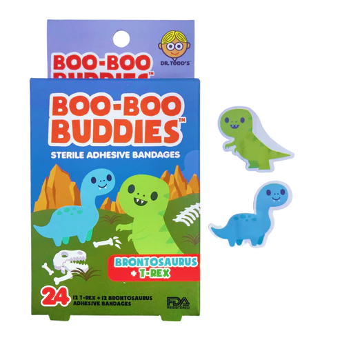 Boo-Boo buddies - Brontosaurus & T-Rex