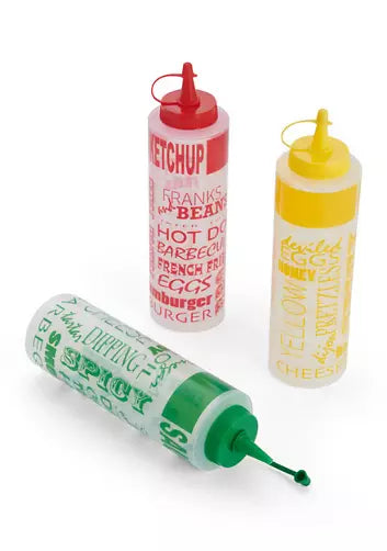 BBQ S3 Squeeze Bottles