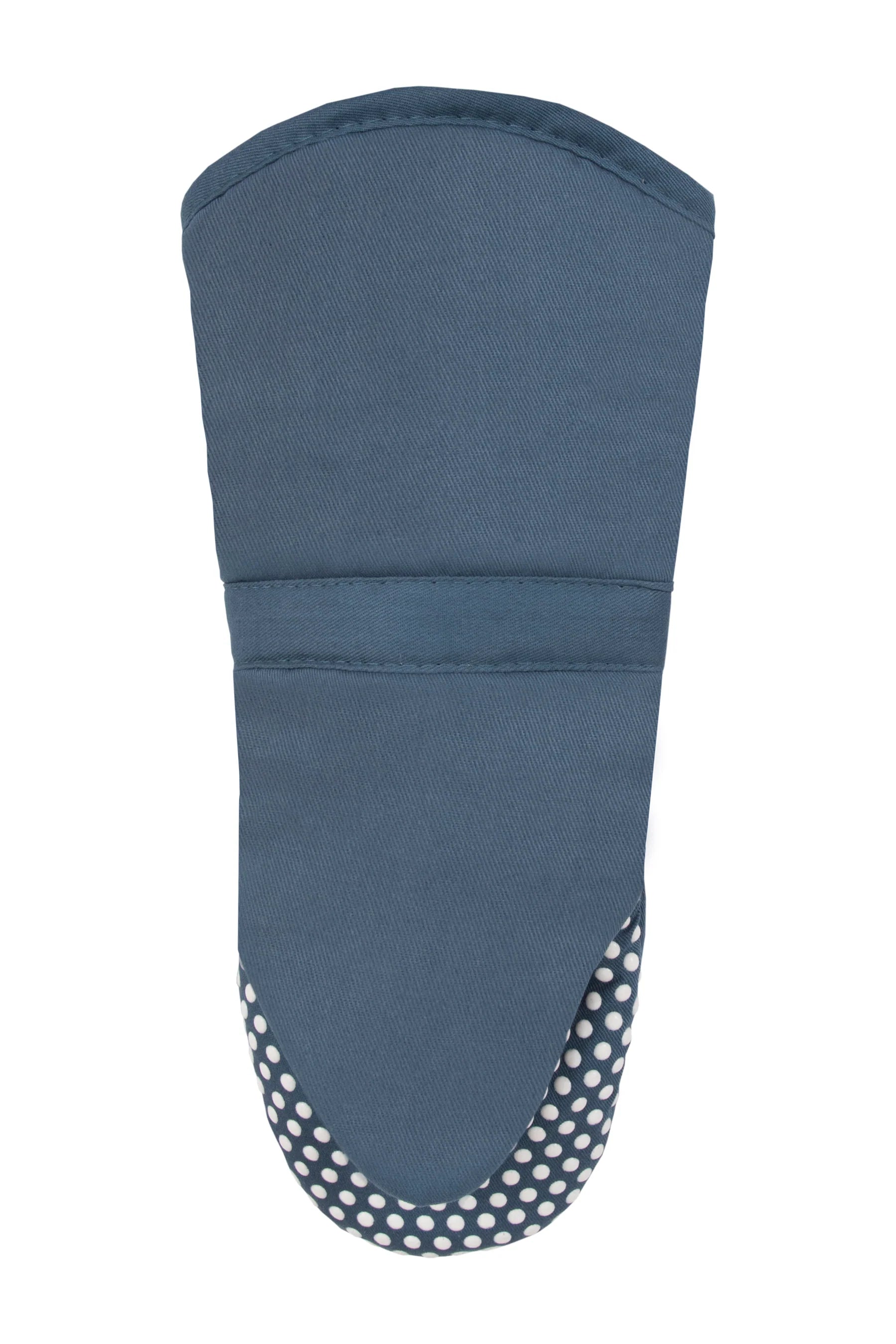 Oven Mitt With Silicone Dots Federal Blue 13"