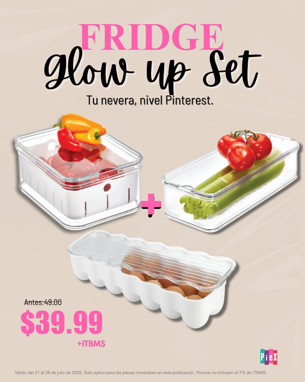 Fridge Glow Up — Tu nevera, nivel Pinterest