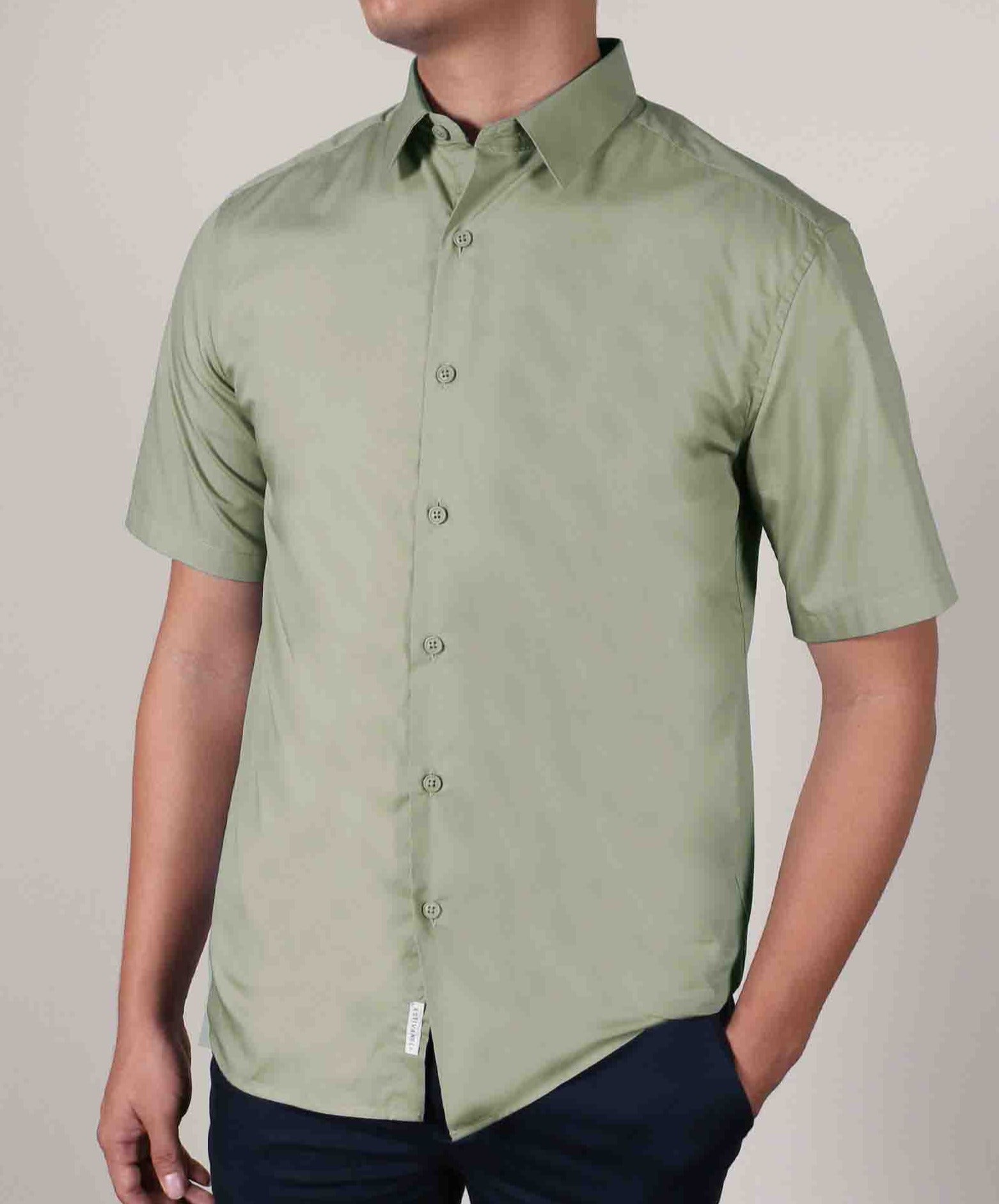 Camisa Oliva Caballero