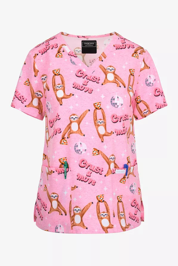 Top estampado con cuello de pico Crust a Move