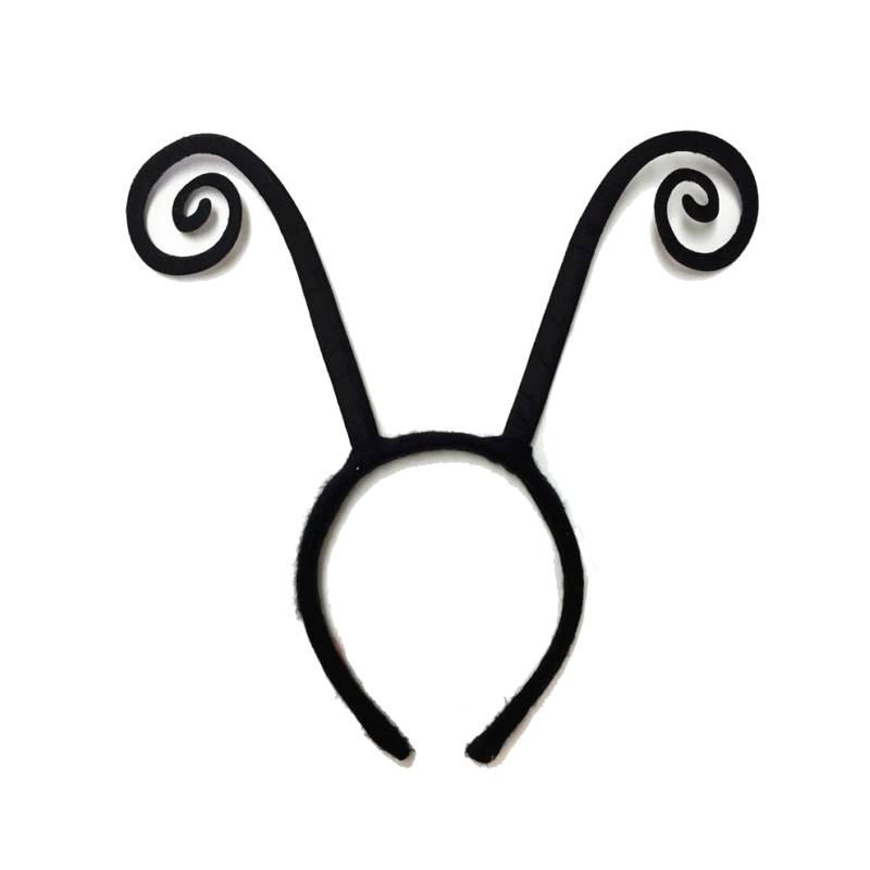 Butterflybug Antenna Headband Black
