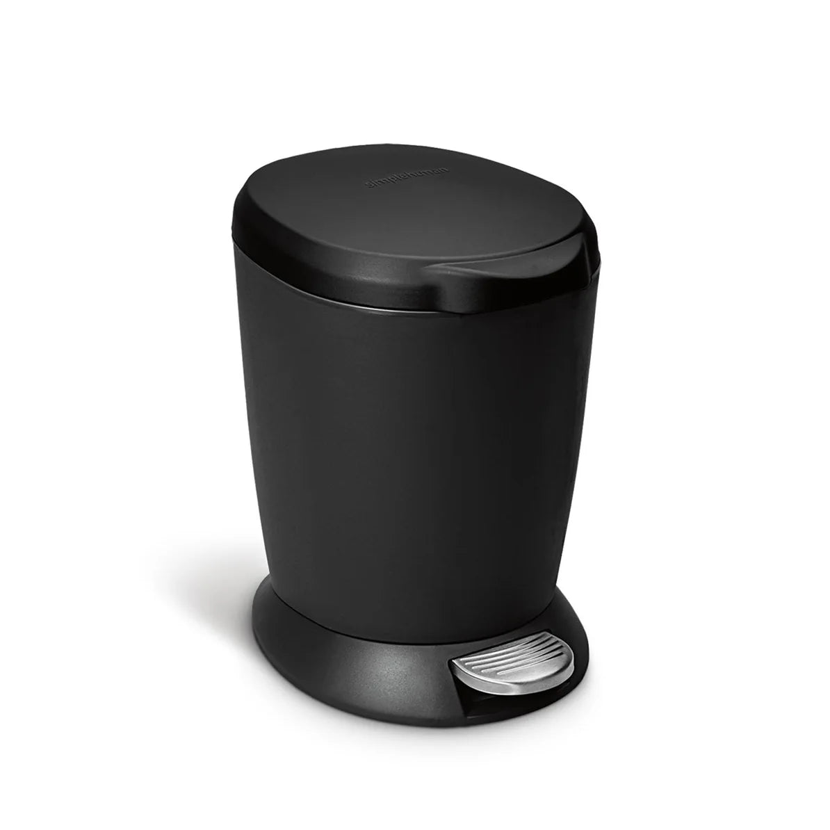 THE ORIGINAL 6L Round Plastic Step Can Black