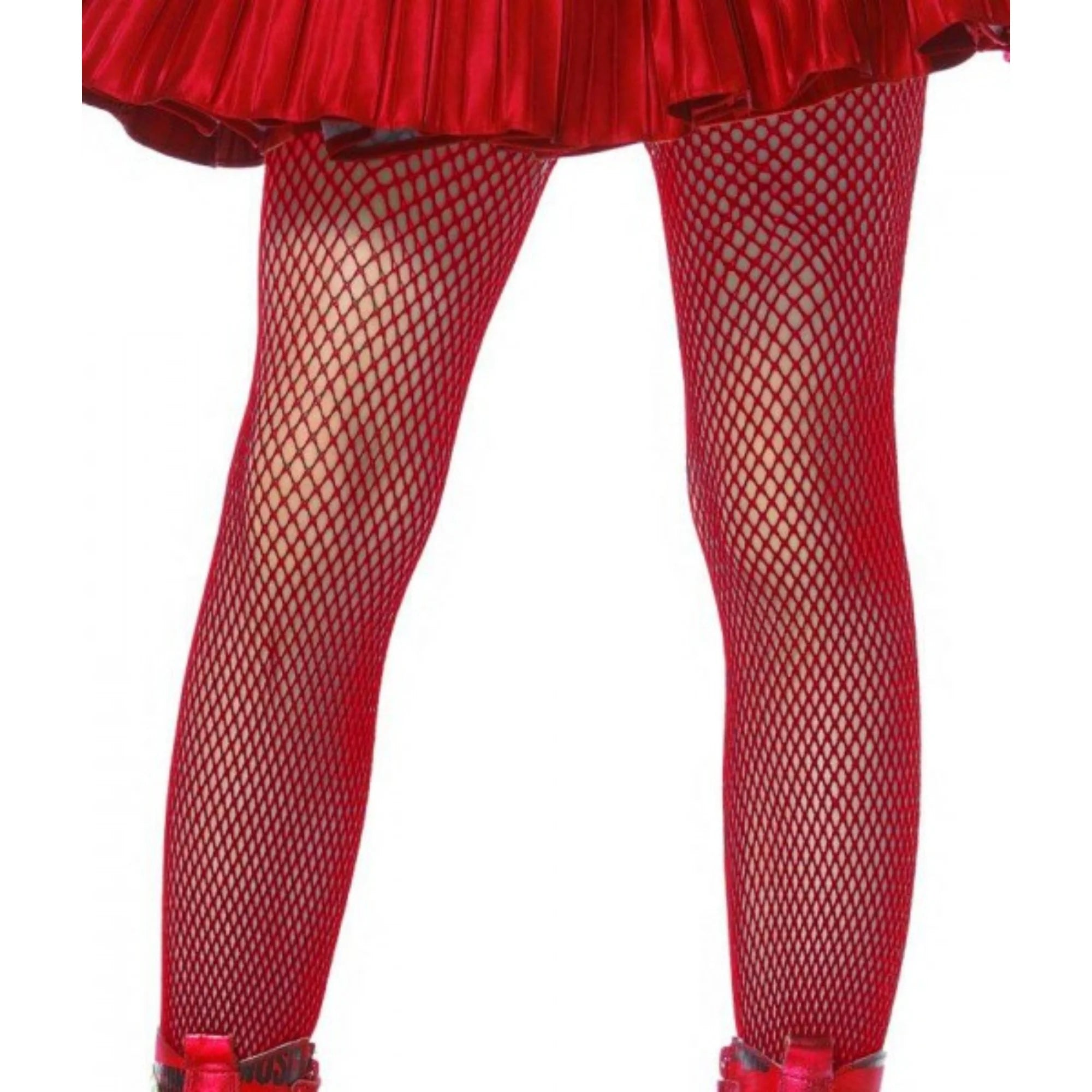 Fishnet Panty Hose Child Red