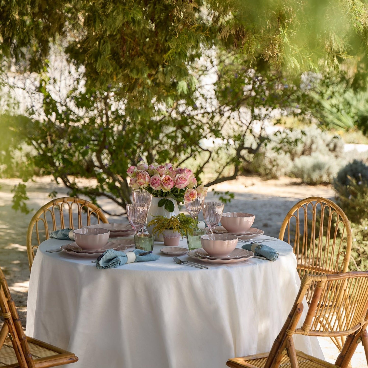 Plato de Ensalada/Postre 22,8 cm, Rosa Rosie