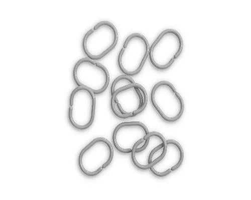 Flexi Shower Curtain Hooks Set/ 12 Gray