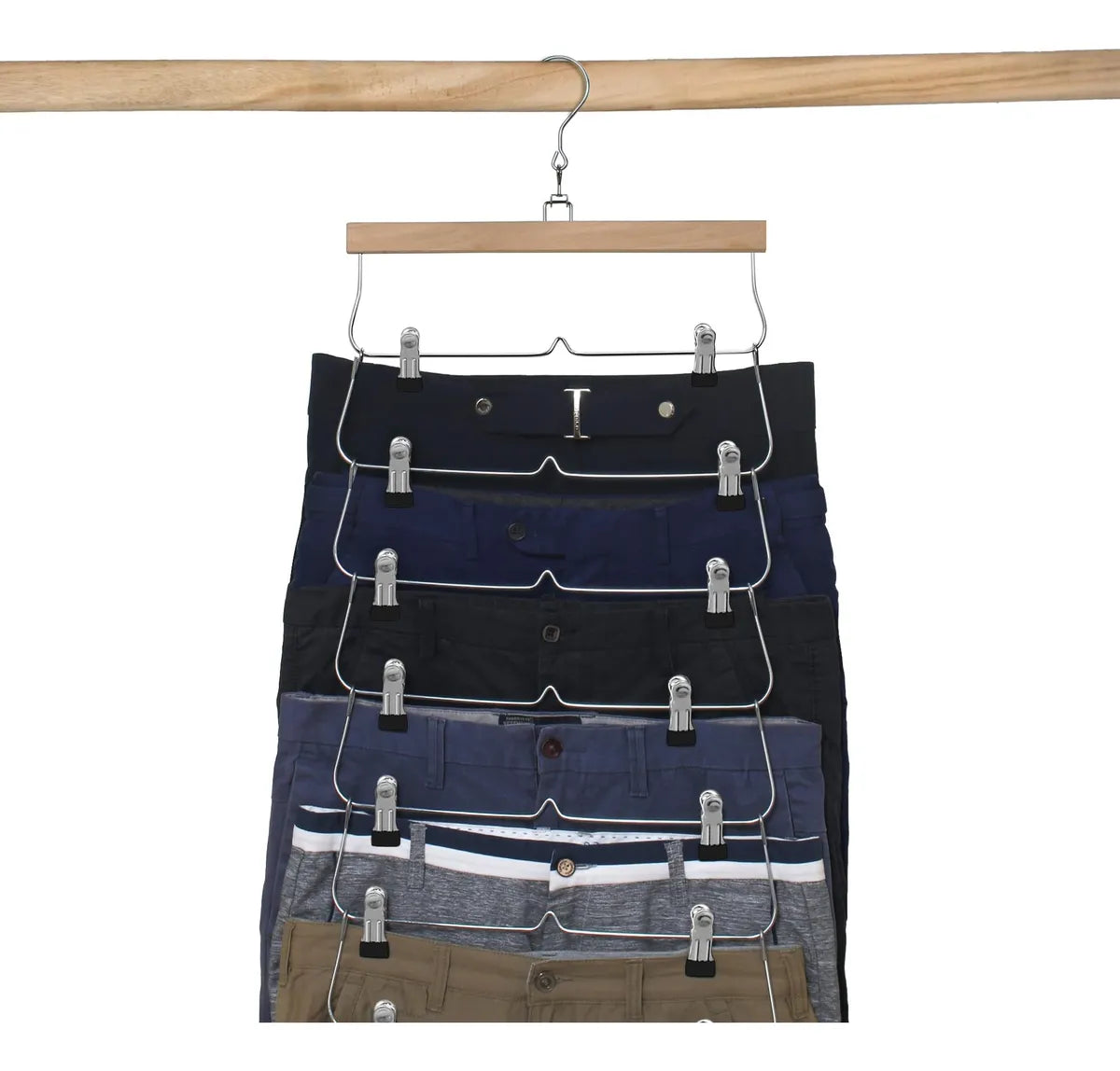 7 Tier Skirt Organizer Hanger
