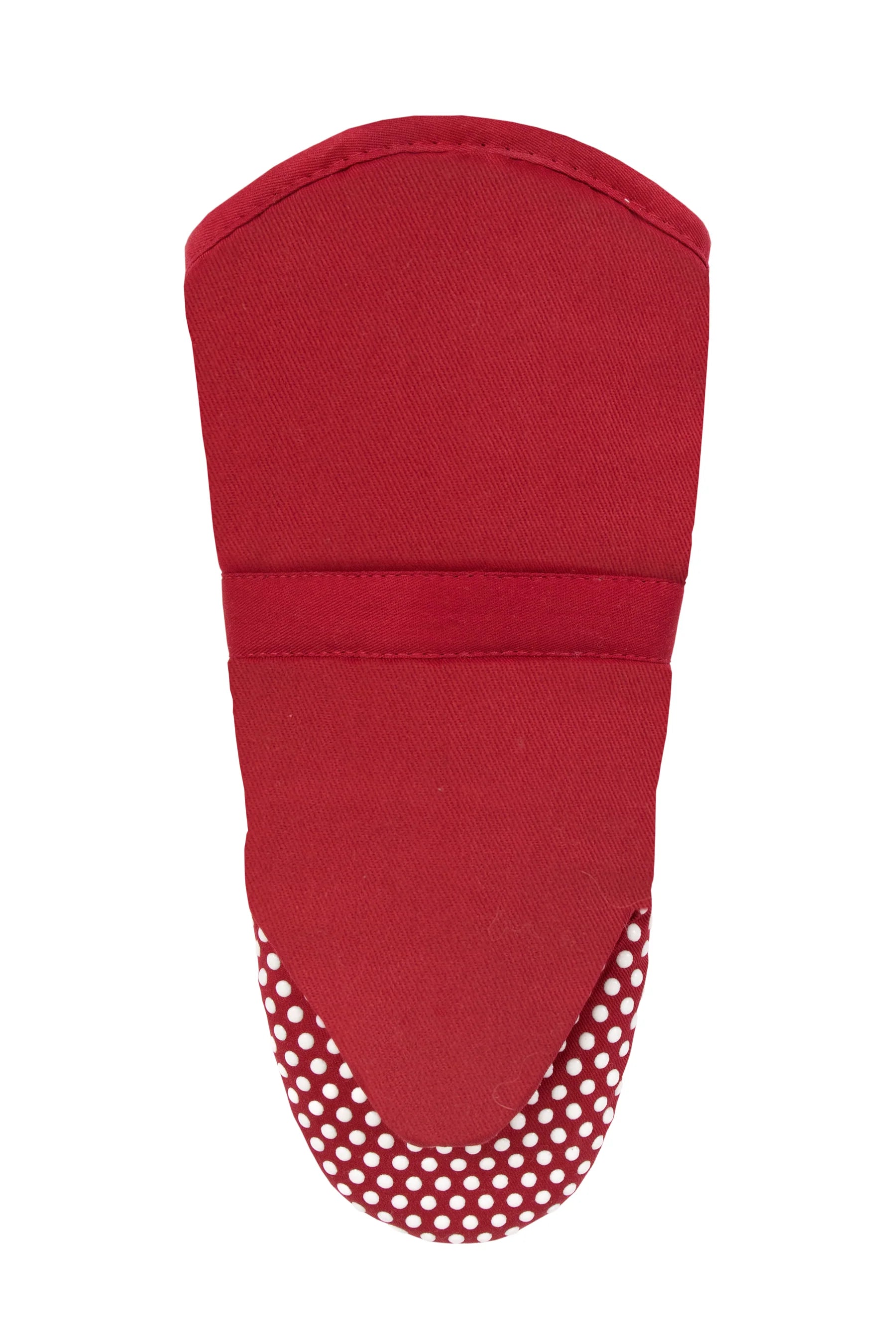 Oven Mitt With Silicone Dots Paprika 13"