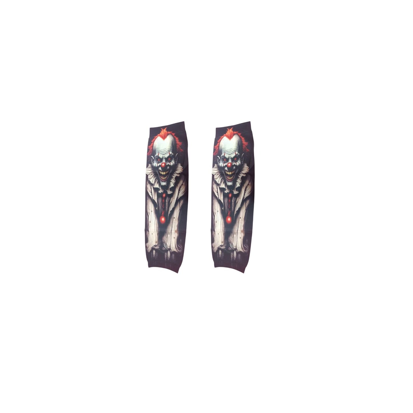 Scary Clown Slip-On Halloween Tattoo Sleeves