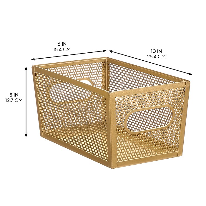 10x6x5 Bin Brass