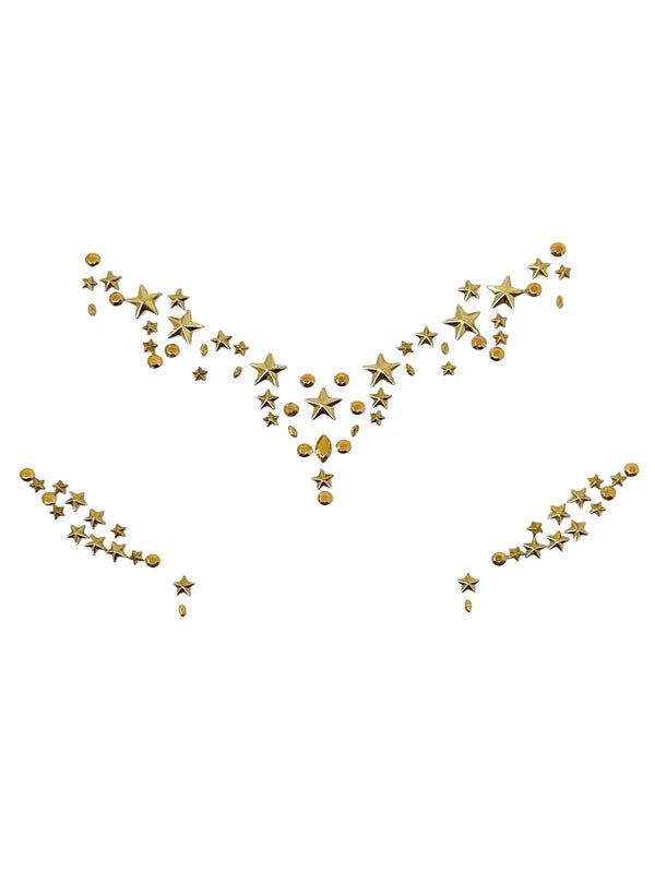 Star Sign Face Jewels Sticker