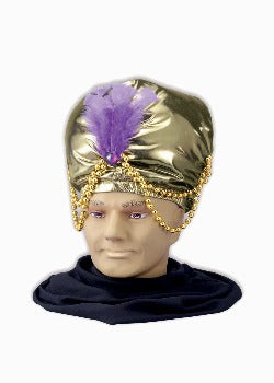 TURBAN WITH BEADS