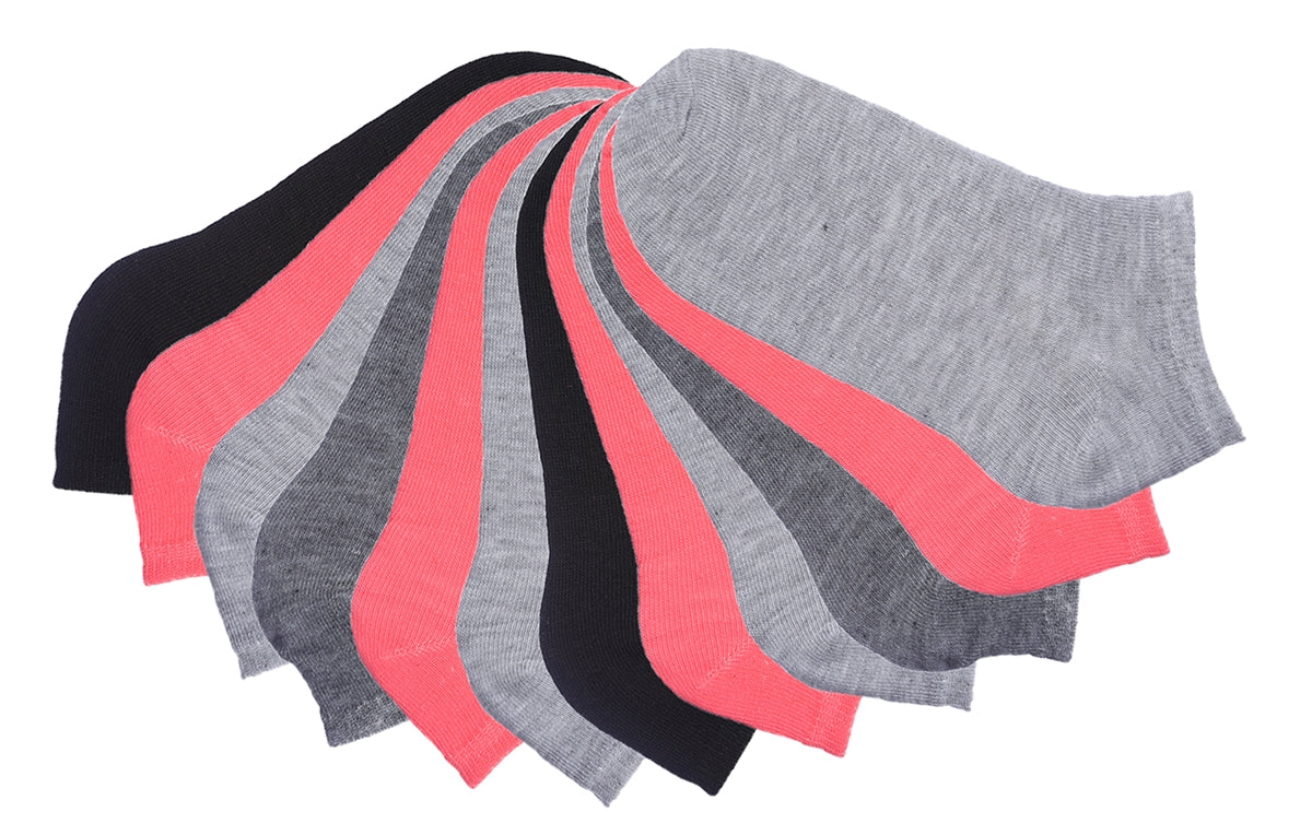 3 Pack Solid Cute Cotton Ankle Socks