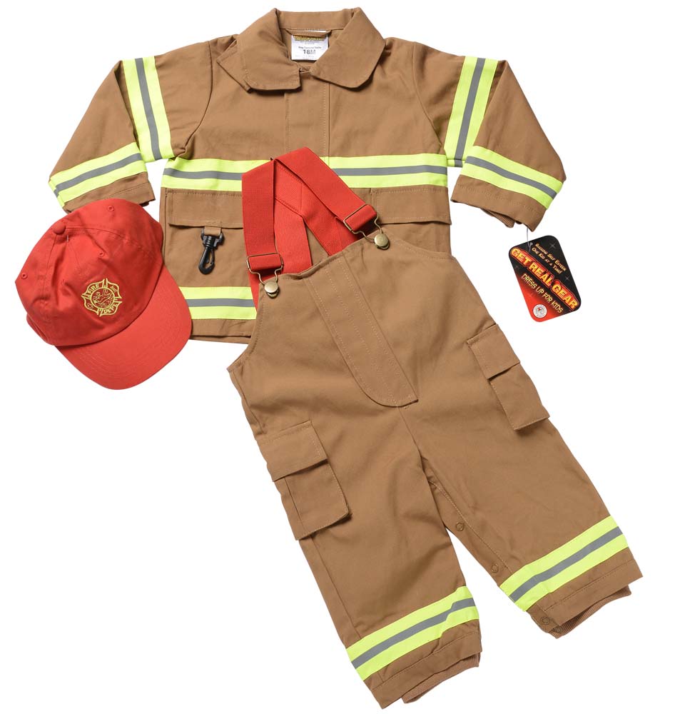 Jr. Firefighter Suit Tan