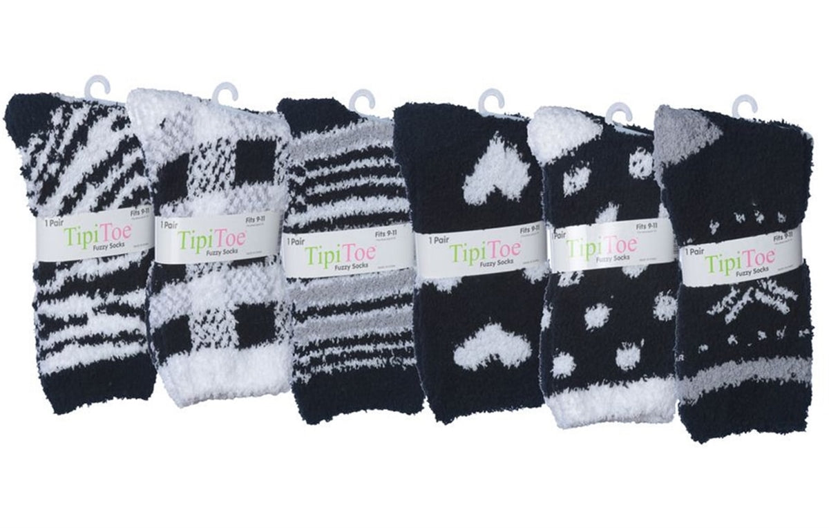 Women's Fuzzy Crew Socks