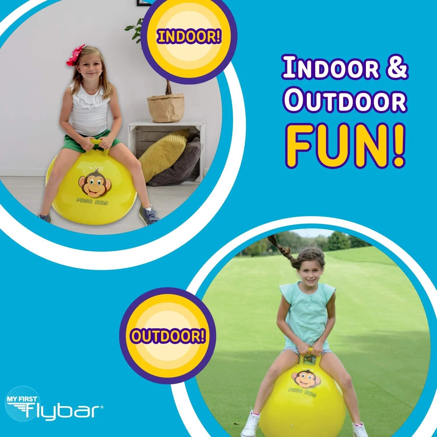 Pogo Pals unicorn Bouncy Hopper Ball