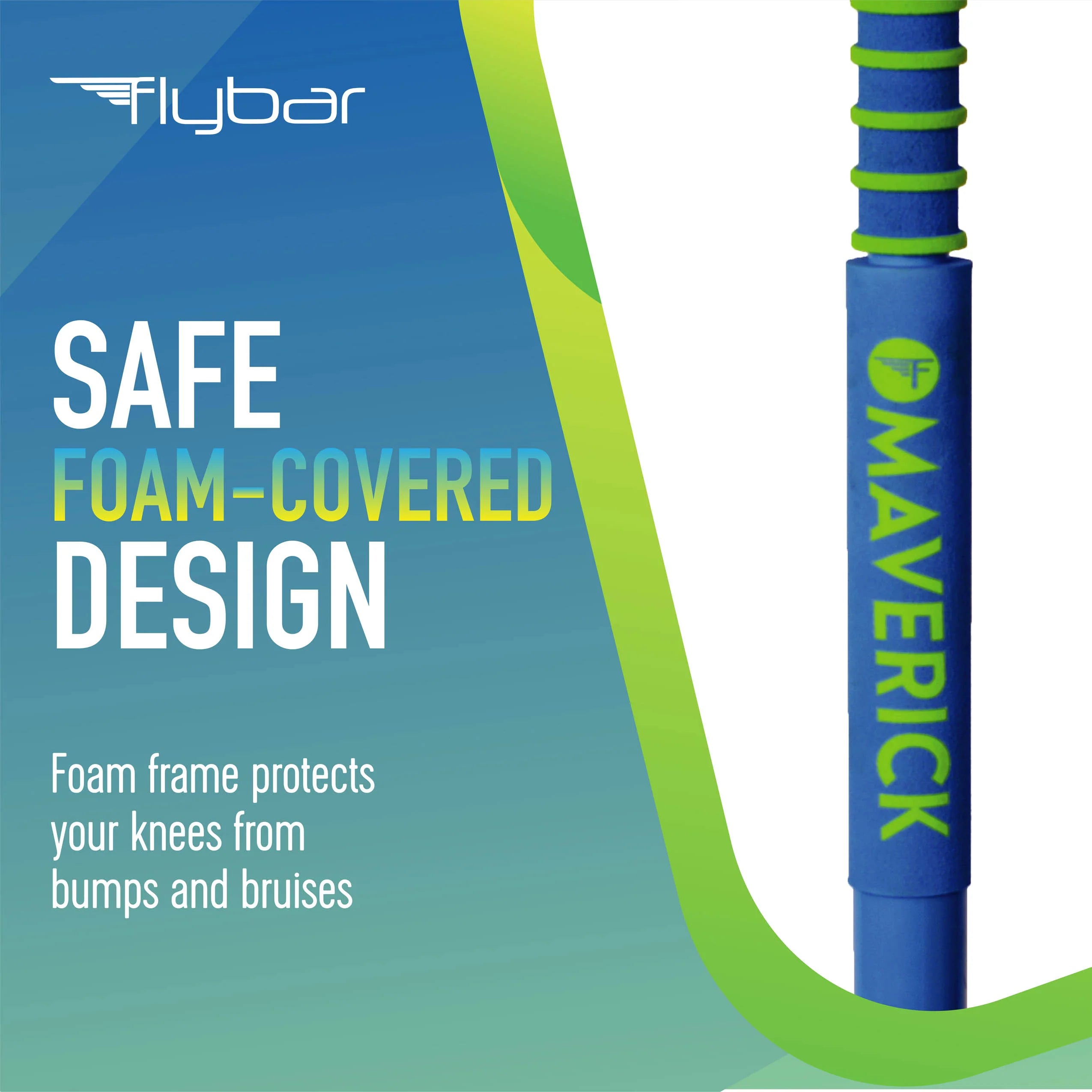 Flybar Masters of Bounce Pogo Stick Maverick Blue & Green