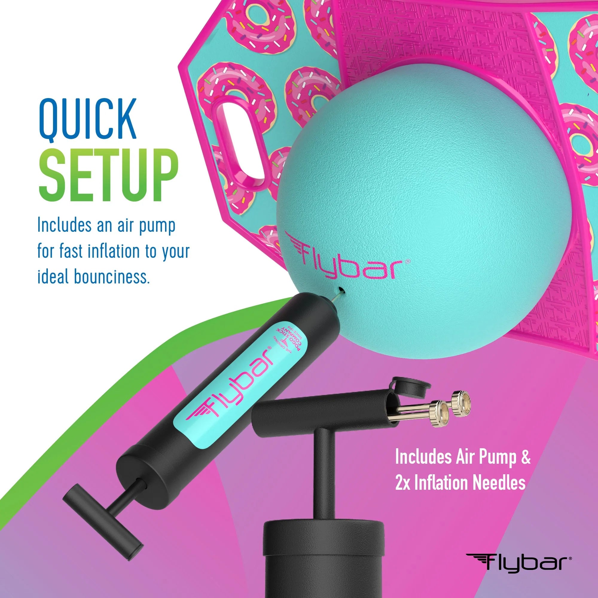 Flybar Masters of Bounce Trickboard Classic Donut