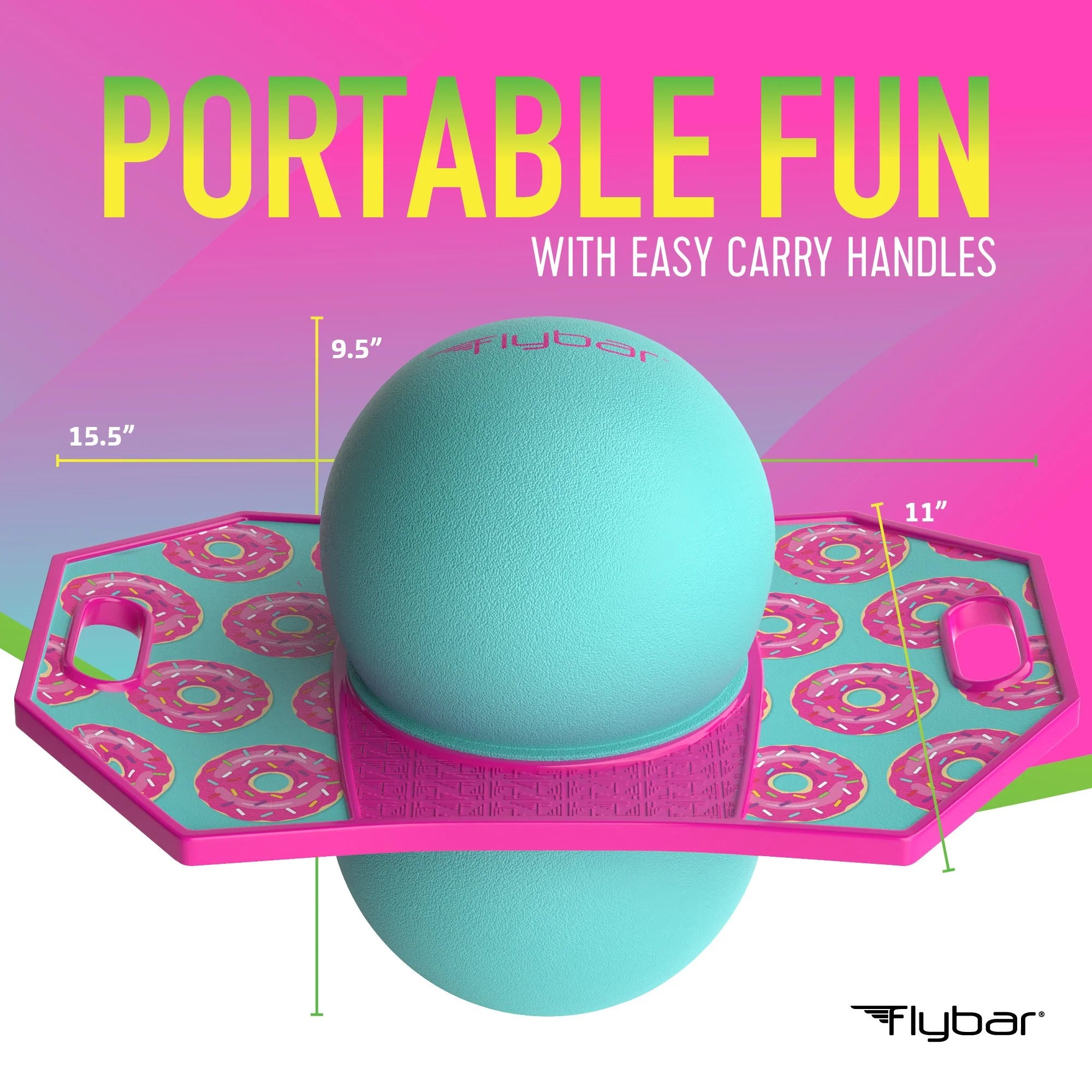 Flybar Masters of Bounce Trickboard Classic Donut