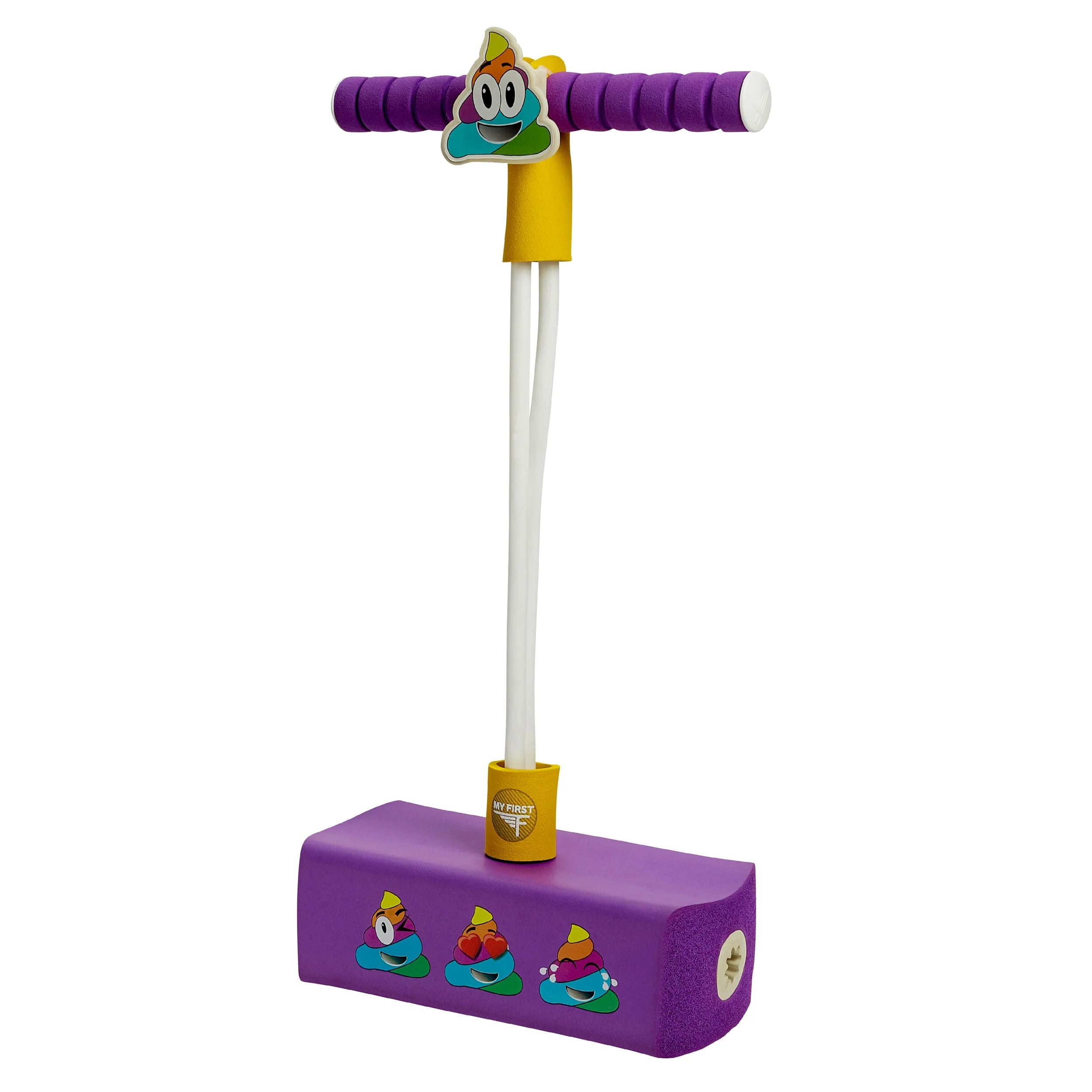 Flybar Vehicle my First Hopper Retail Poop Emoji Rainbow