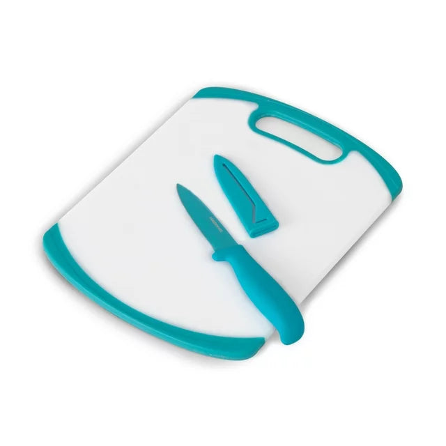 8" x 10 " Poly Board with 3.5 " Paring Knife and Sheath