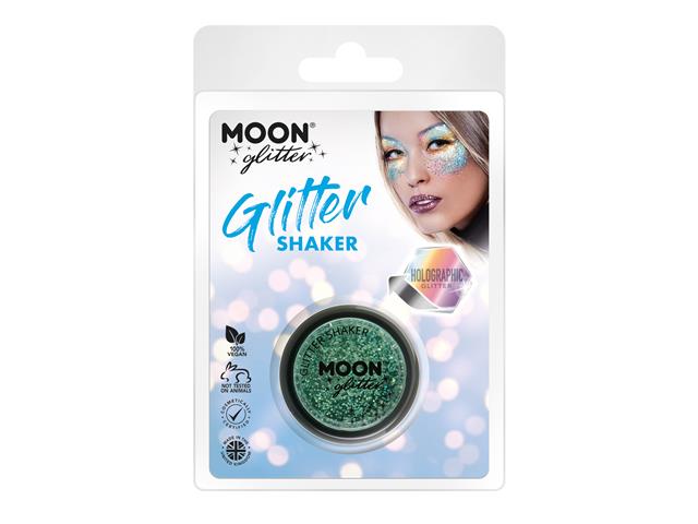 Holographic Fine Glitter Shaker,5g Green