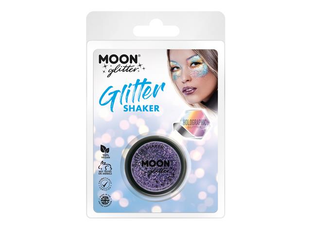 Holographic Fine Glitter Shaker,5g Purple