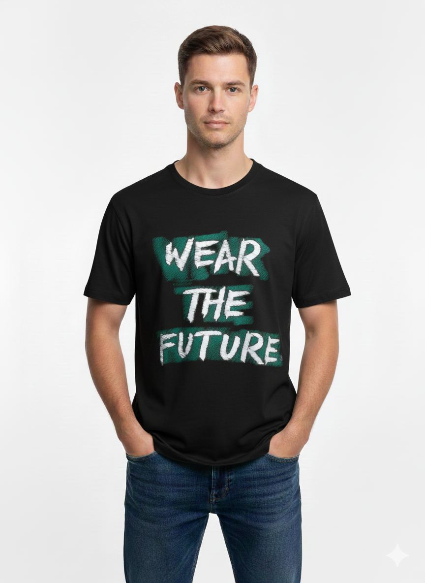 T-Shirt Men Black - Just Blu