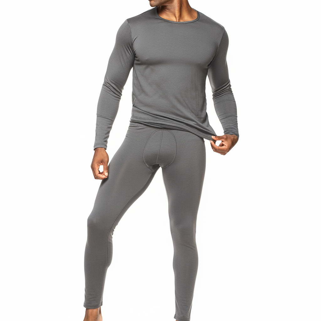 Set 2 Men's Pro -Wear Thermal Heather Grey