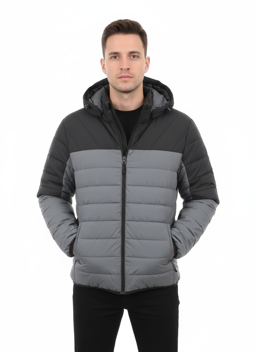 Mechanical Stretch Mideweight Blocked Qui Gravel