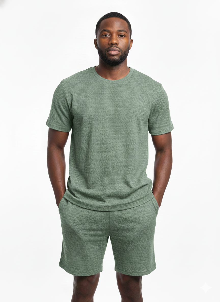 2-Piece set of Men's Sage Shorts - Just Blu
