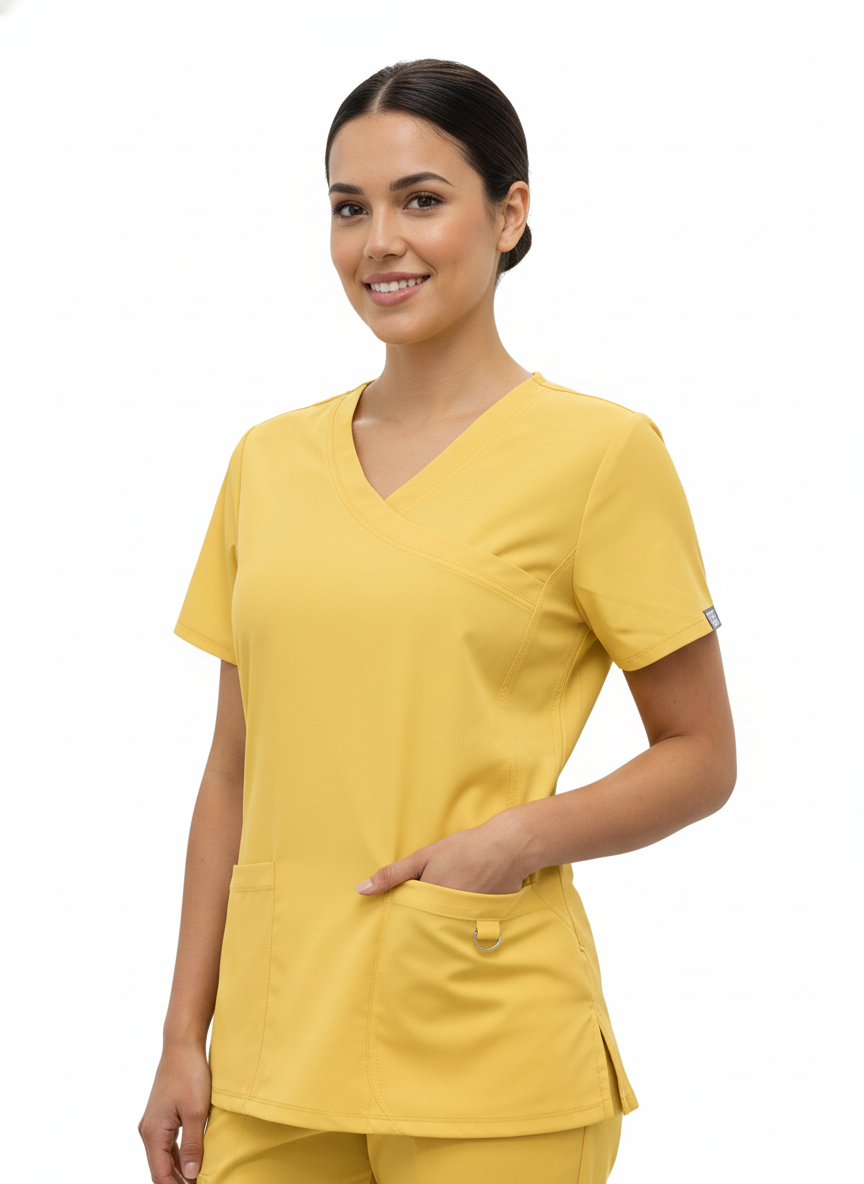 Yellow Uniform Top