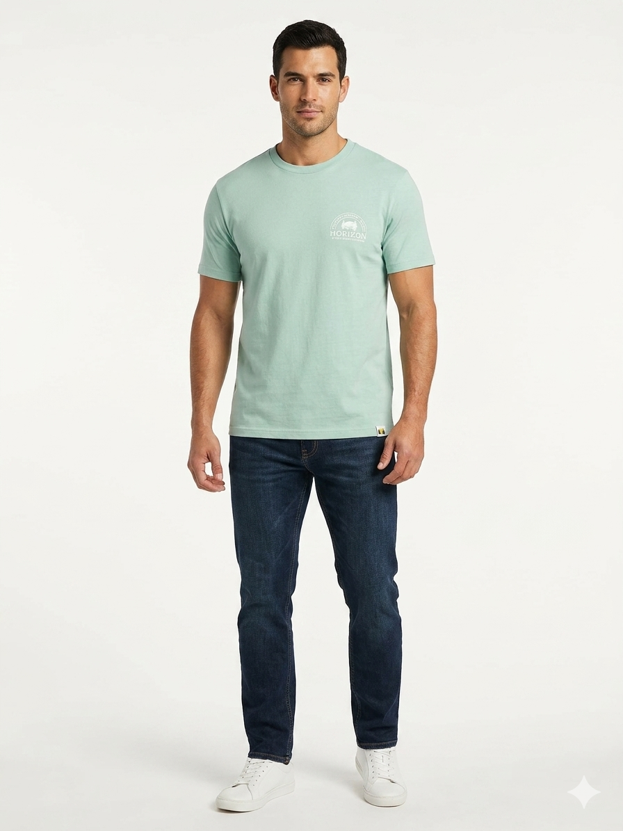 Adventure Gear Graphic Tee Mist Heather