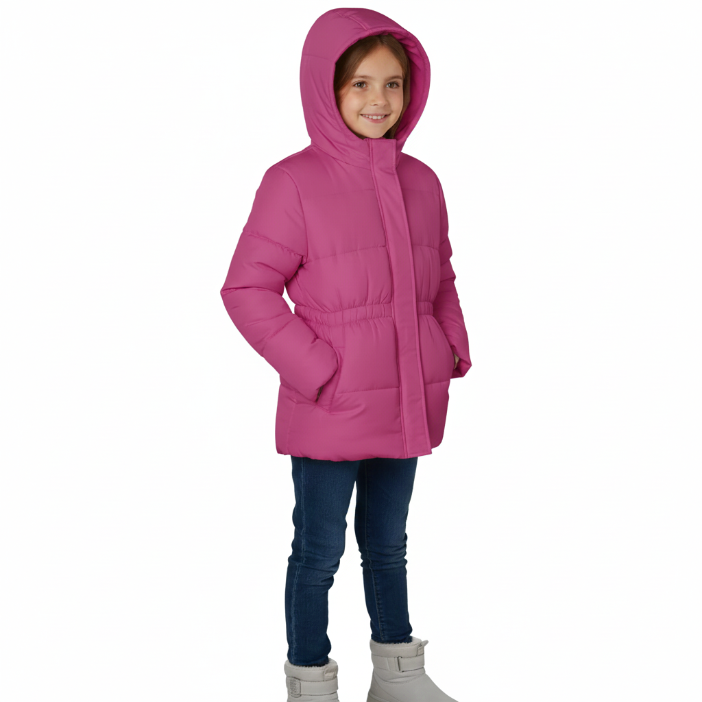Modern Solid Puffer Magenta