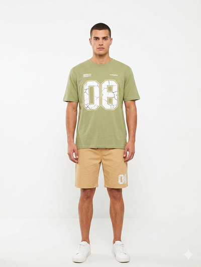 Conjunto Caballero Los Angeles LA 1987 Oliva - Kaki
