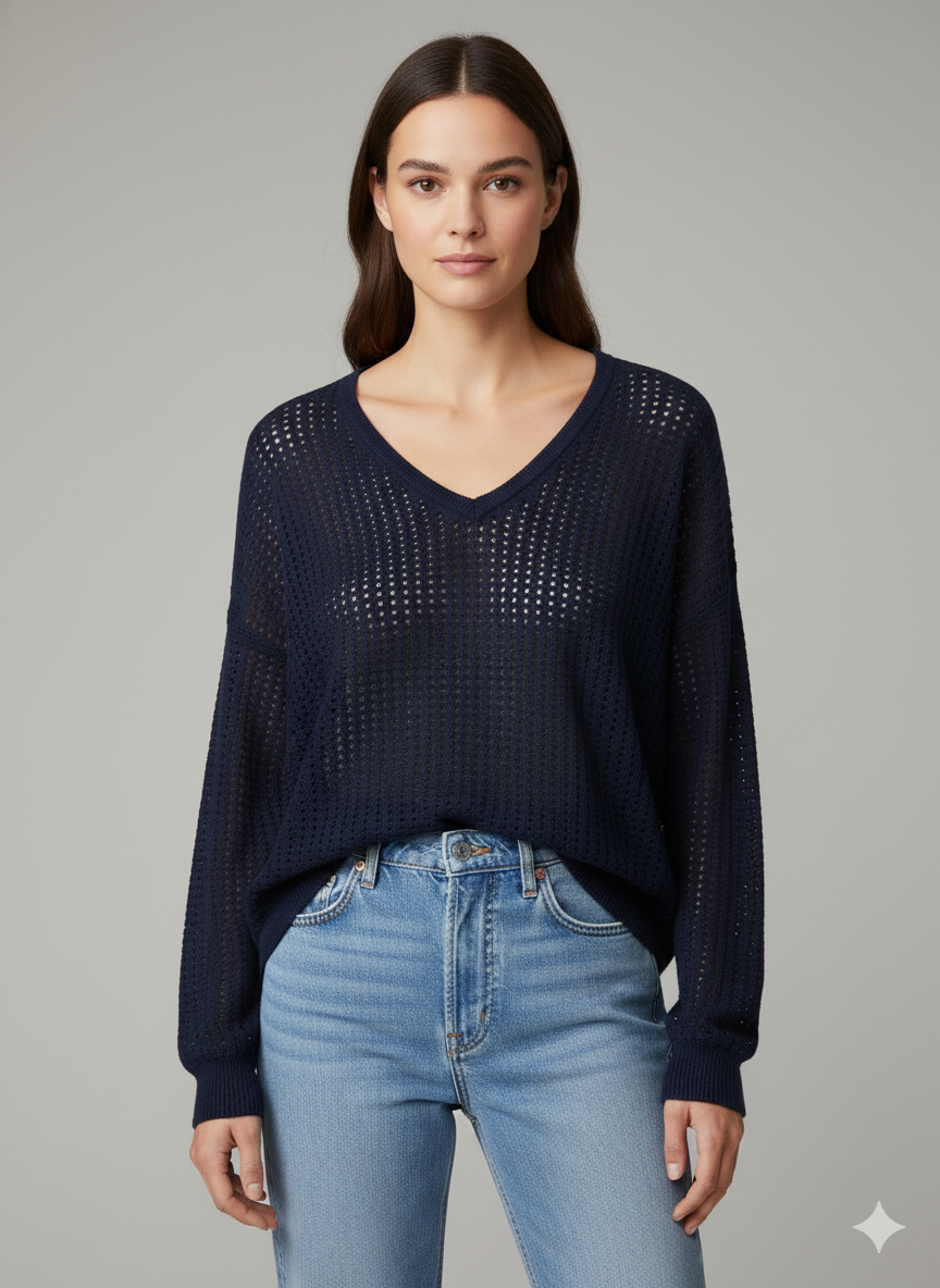 Navy Sweater - Ninety