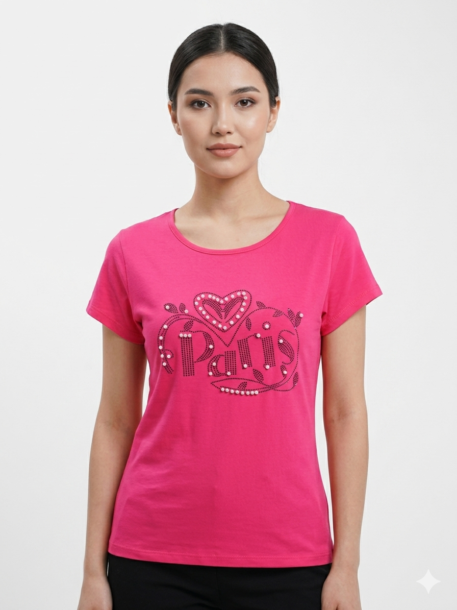 Diamonds Paris Top Pink