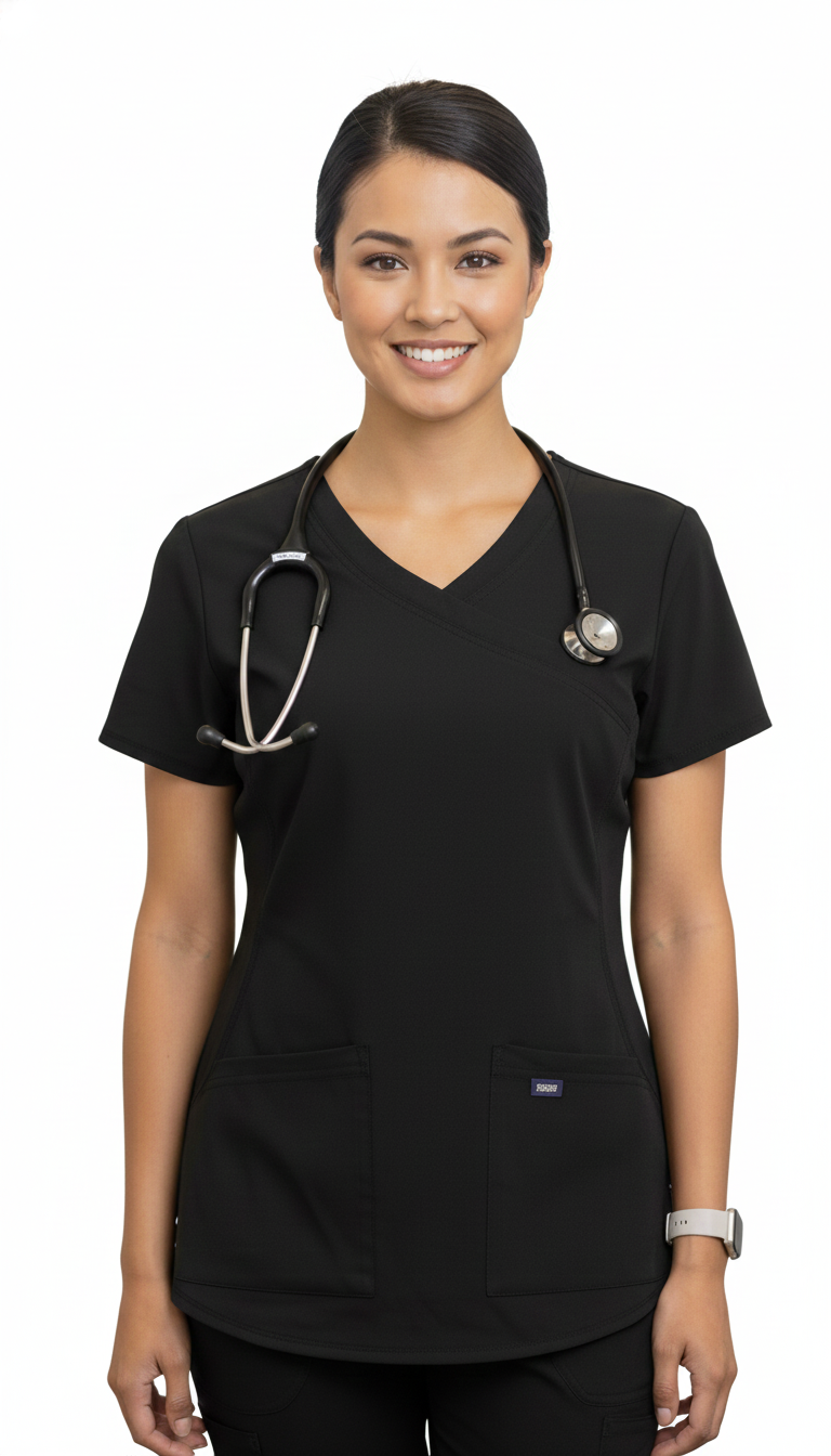 Black Uniform Top