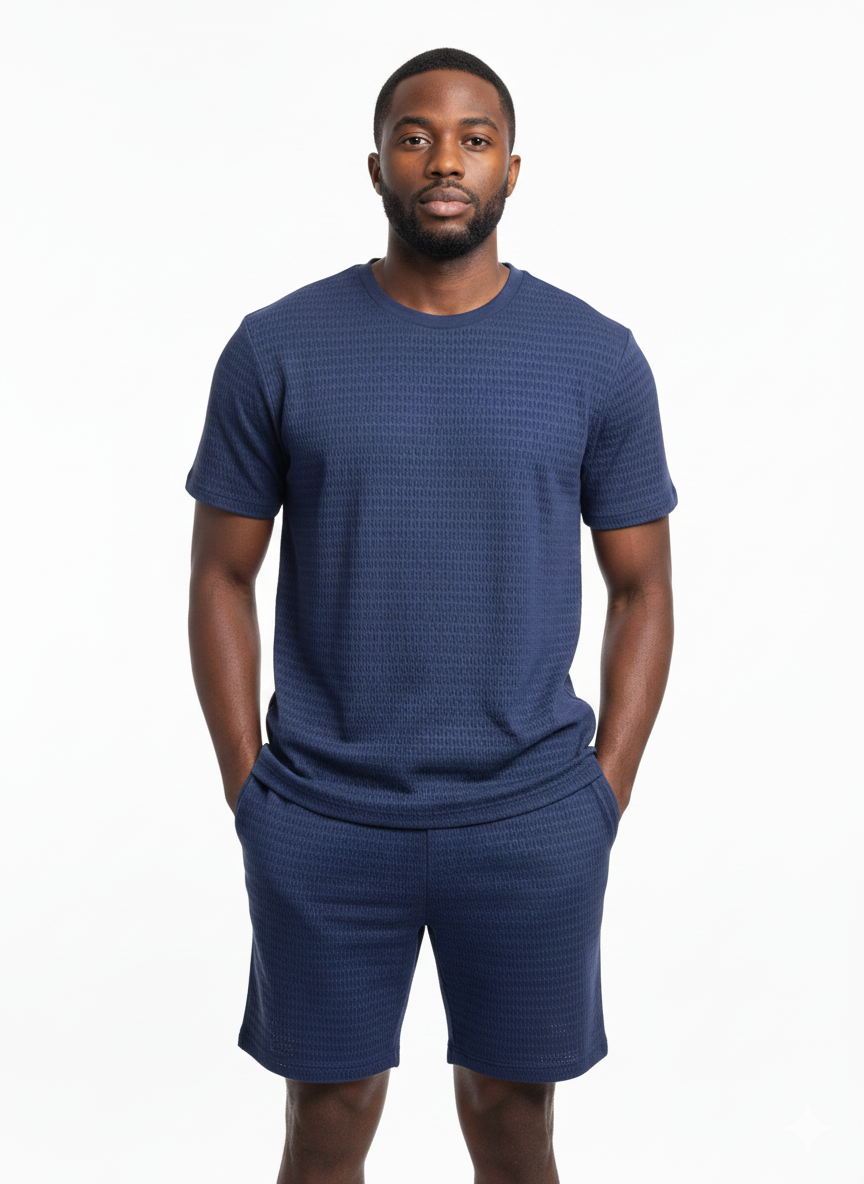 2-Piece set of Men's Blue Shorts - Just Blu