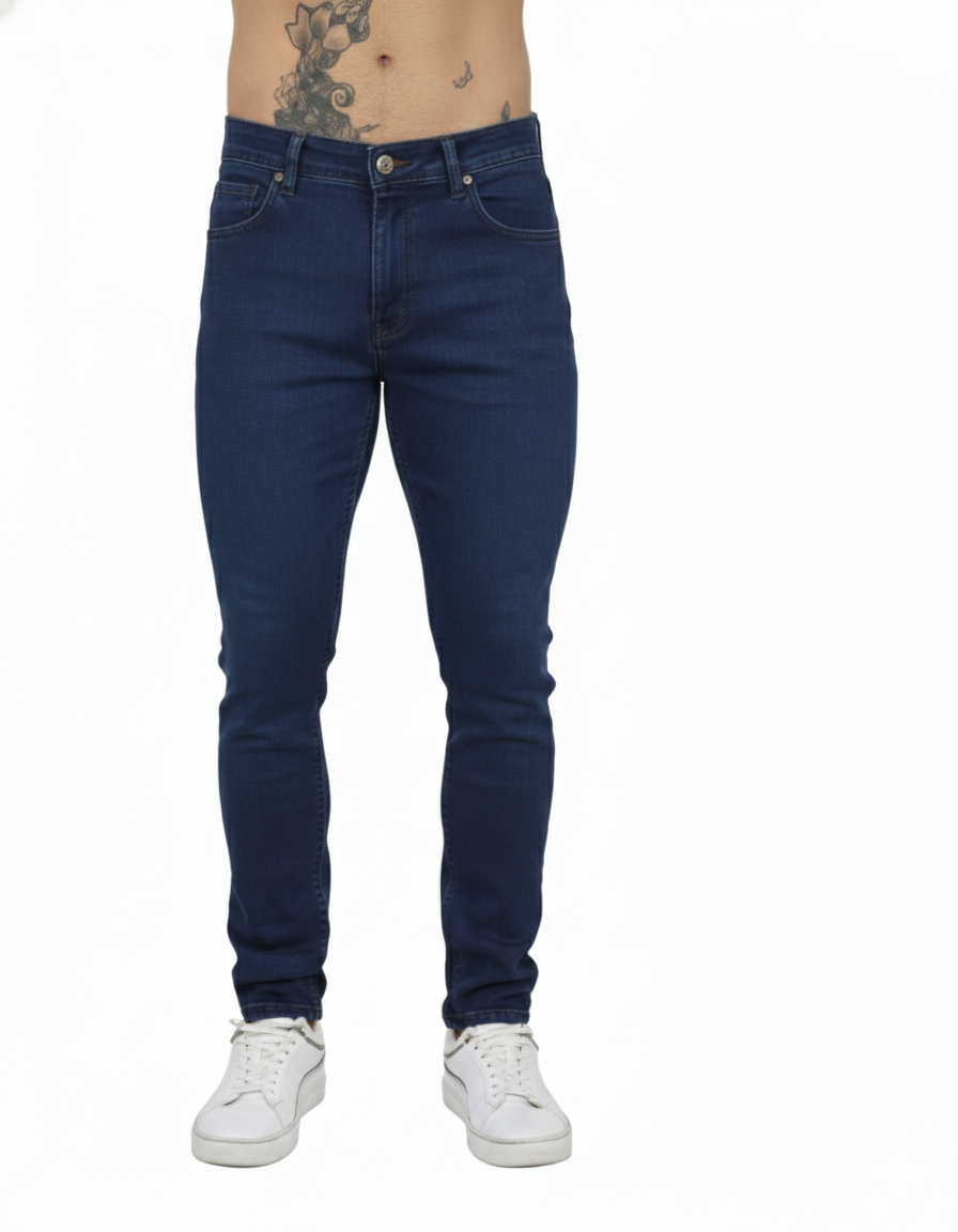 Men's Jeans Regular Fit Dark Blue