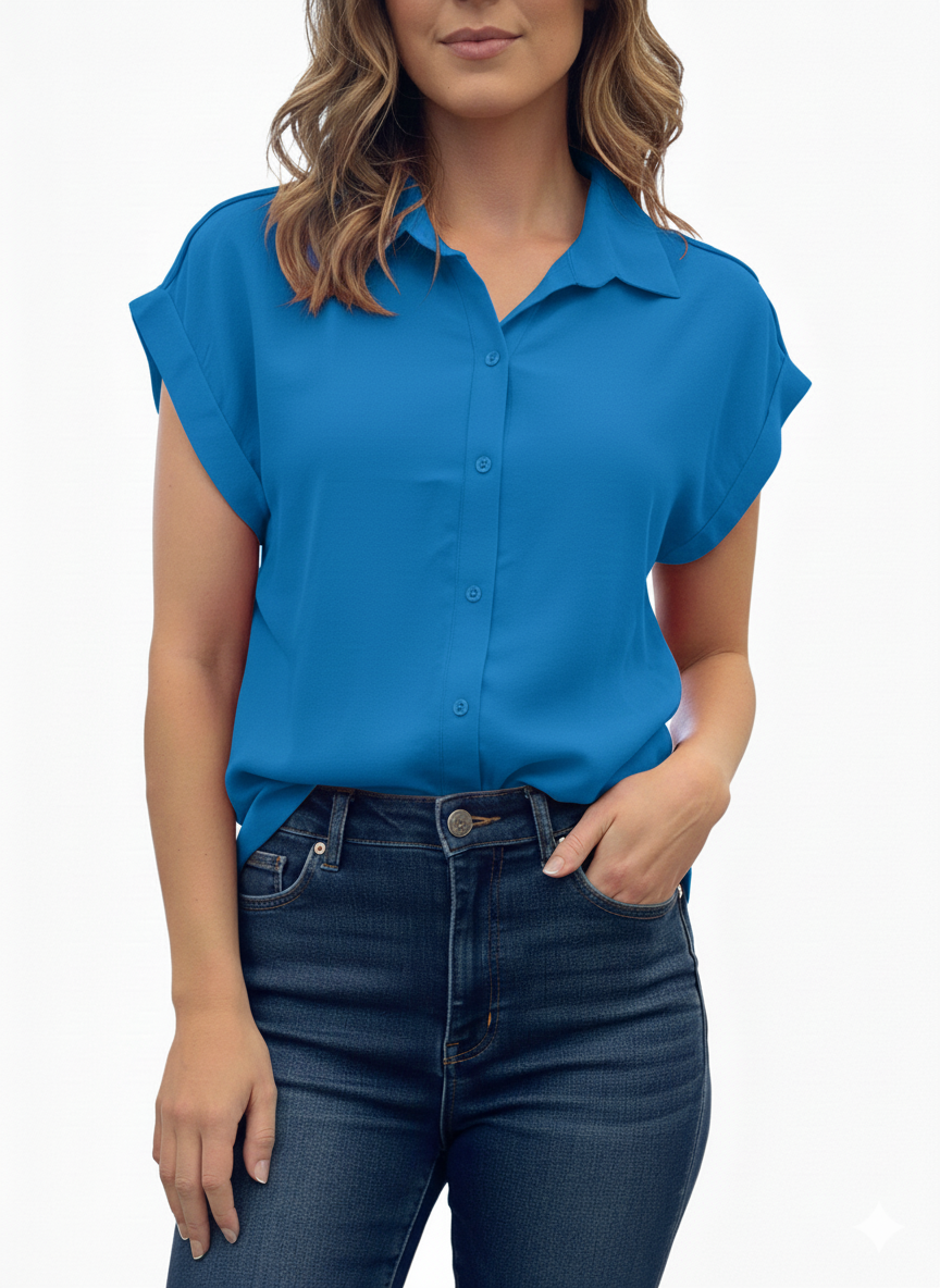 Blouse Electric Blue - Liz & Lilli