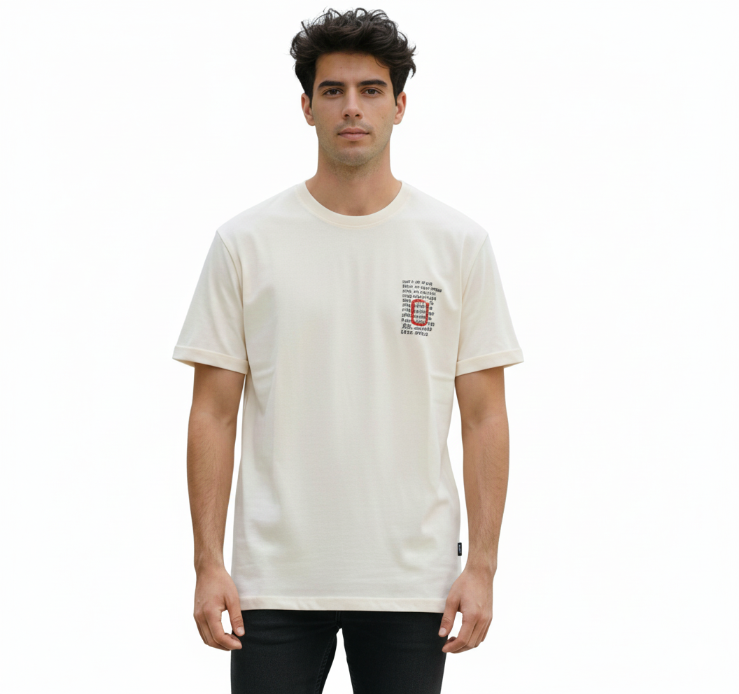 T-Shirt Men Off White - Just Blu
