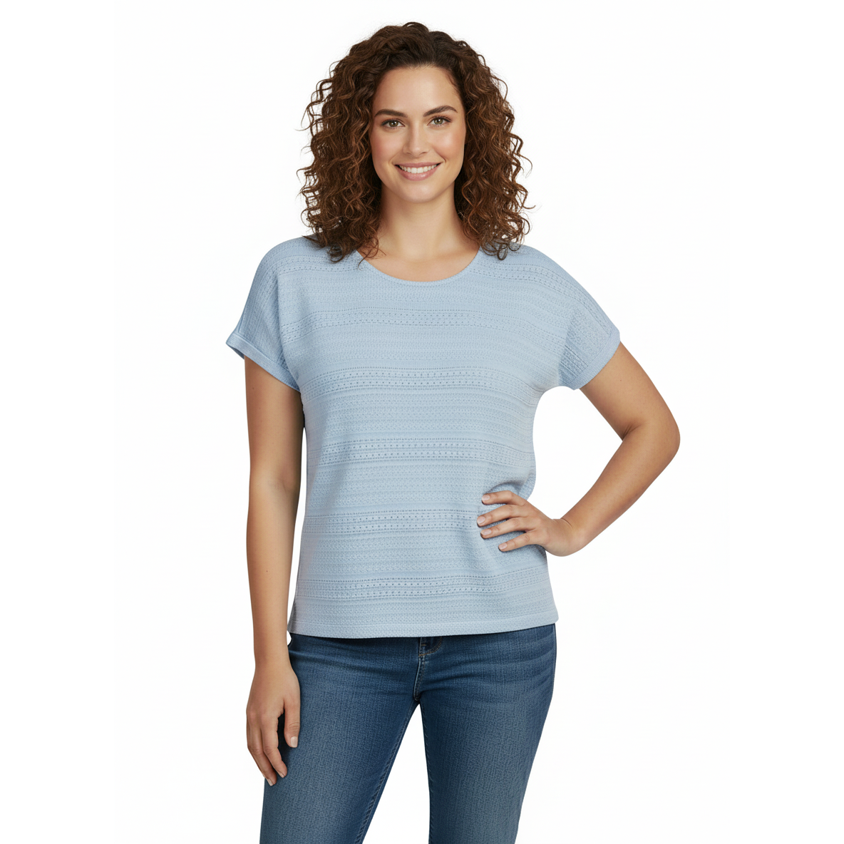 Plus T-shirt Chambray - Ruby Rd