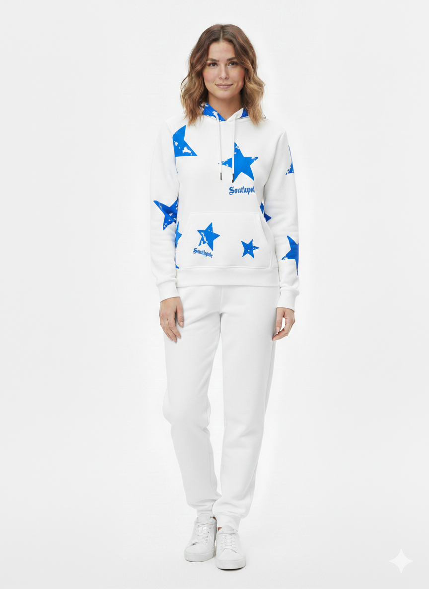 Star Puff Hoodie Ivory