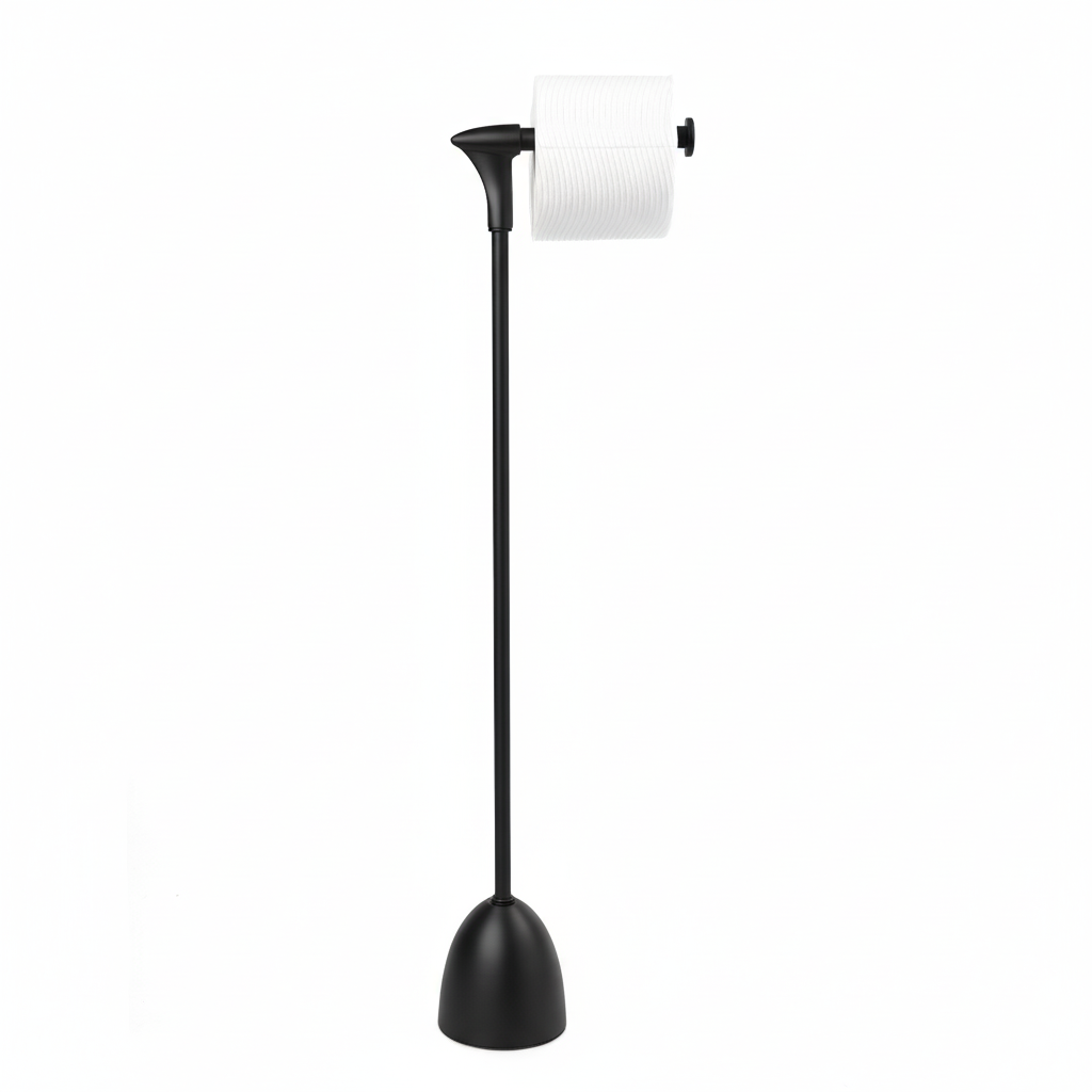 STREAM Toilet Paper Stand Black